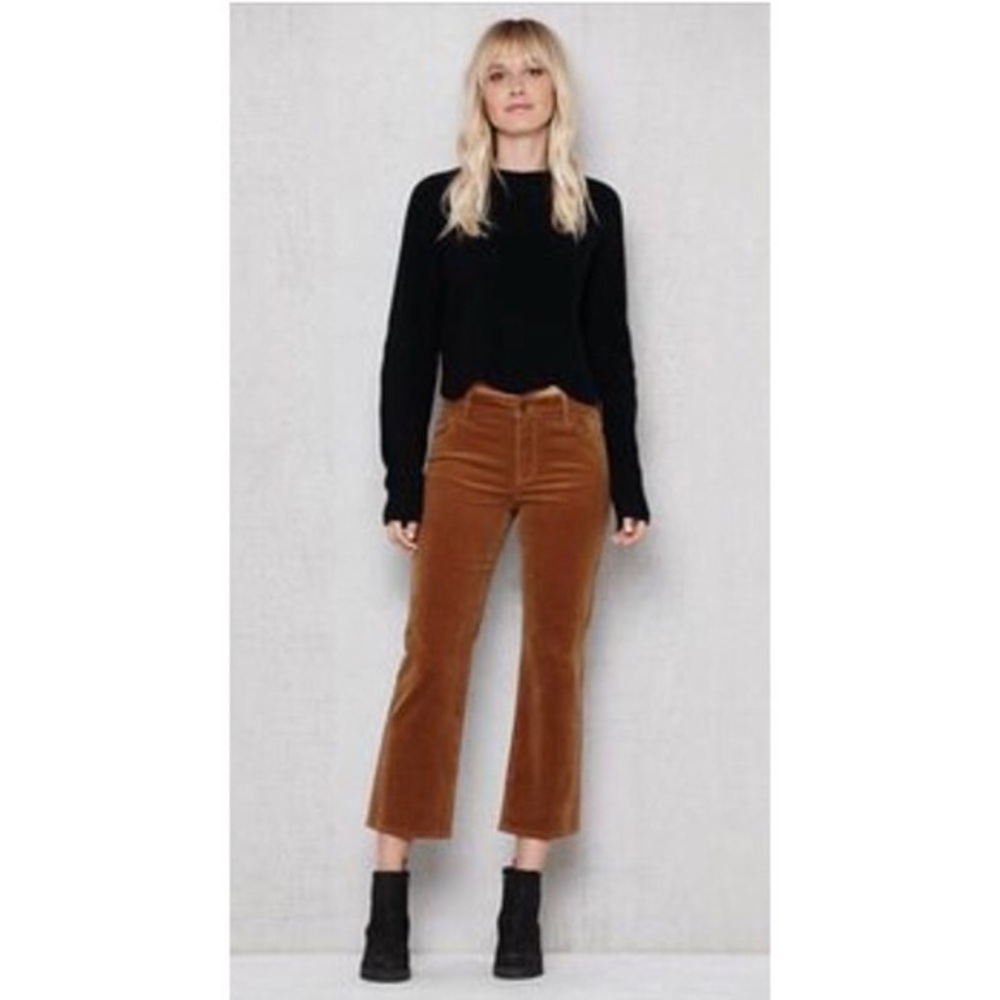 Corduroy crop kick pants pacsun